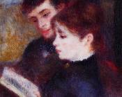 Reading Couple, Edmond Renoir and Marguerite Legrand